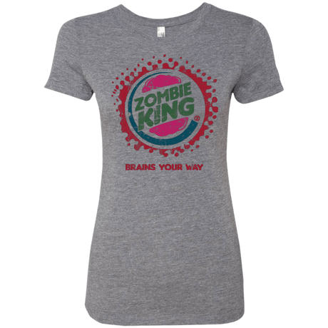 T-Shirts Premium Heather / Small Zombie King Women's Triblend T-Shirt