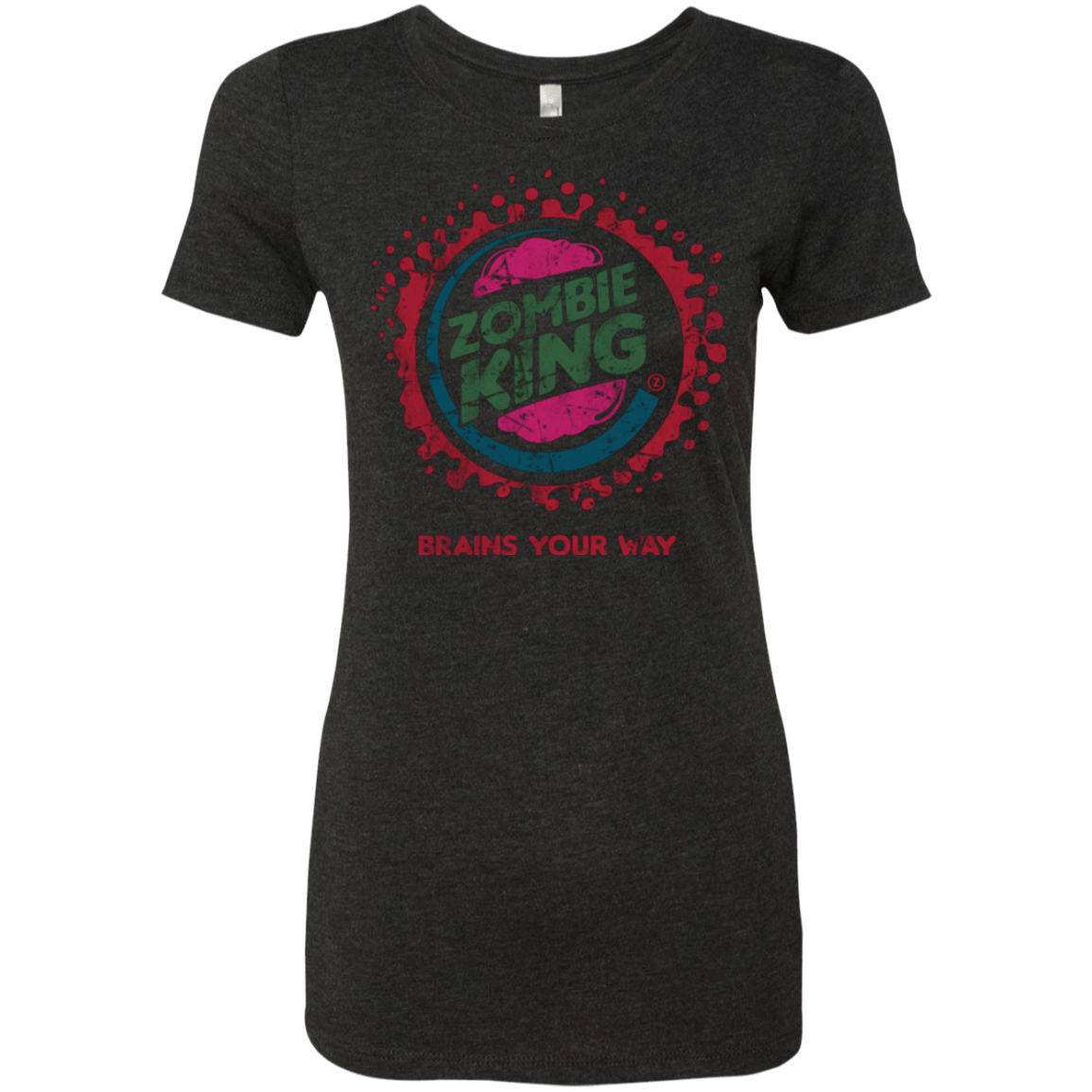 T-Shirts Vintage Black / Small Zombie King Women's Triblend T-Shirt