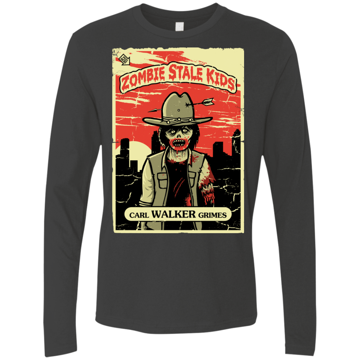 T-Shirts Heavy Metal / Small Zombie Stale Kids Men's Premium Long Sleeve