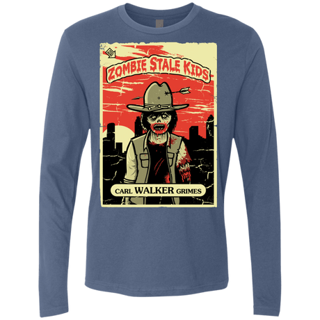 T-Shirts Indigo / Small Zombie Stale Kids Men's Premium Long Sleeve