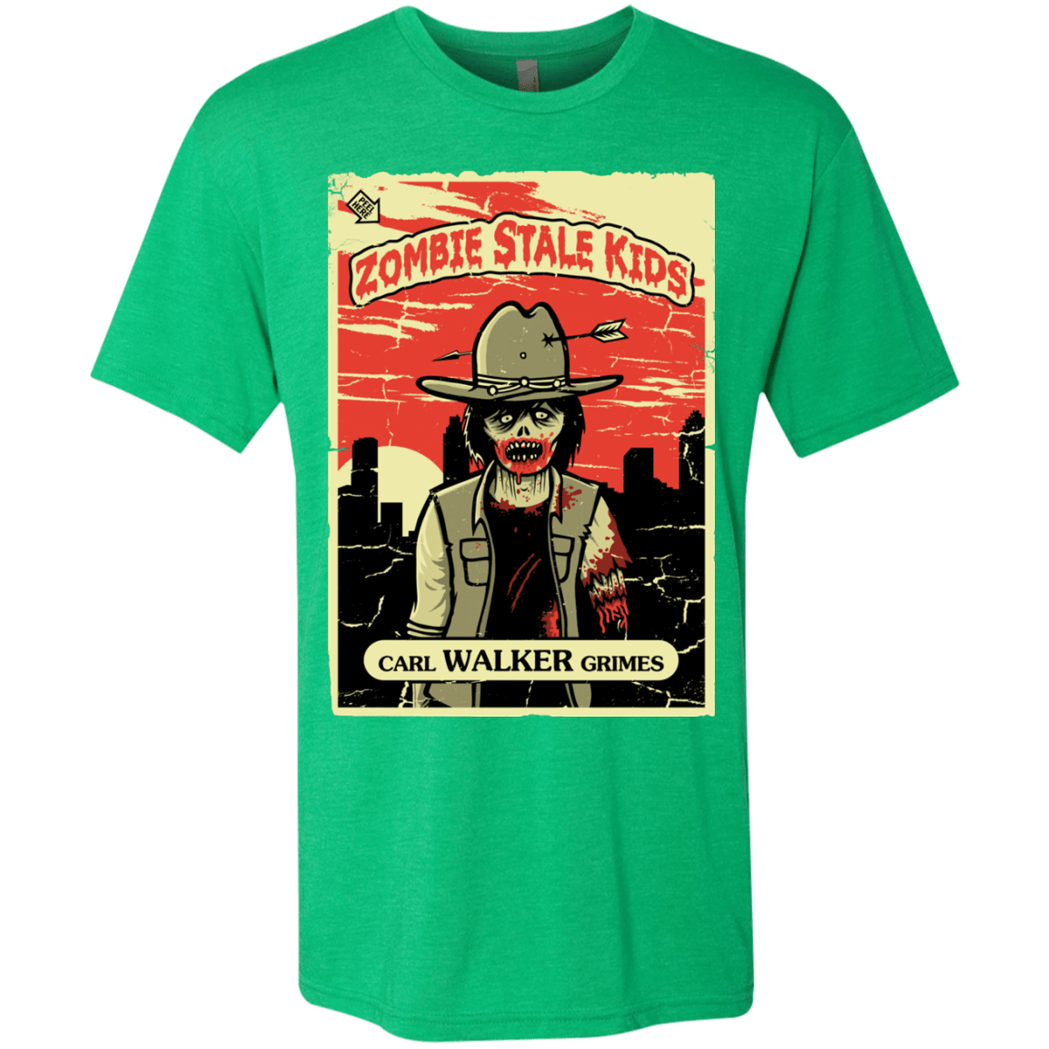 T-Shirts Envy / Small Zombie Stale Kids Men's Triblend T-Shirt