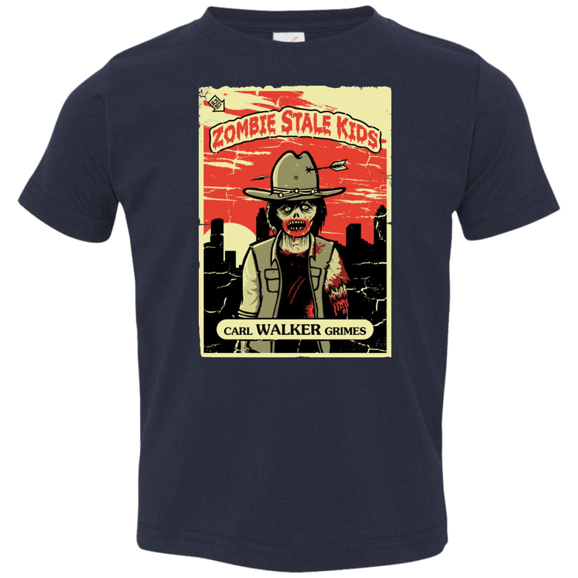 T-Shirts Navy / 2T Zombie Stale Kids Toddler Premium T-Shirt