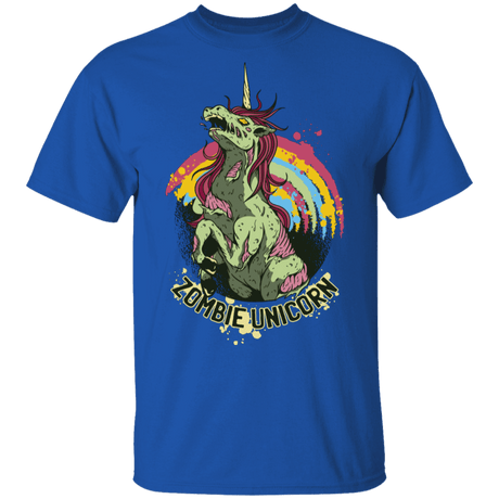 T-Shirts Royal / S Zombie Unicorn T-Shirt