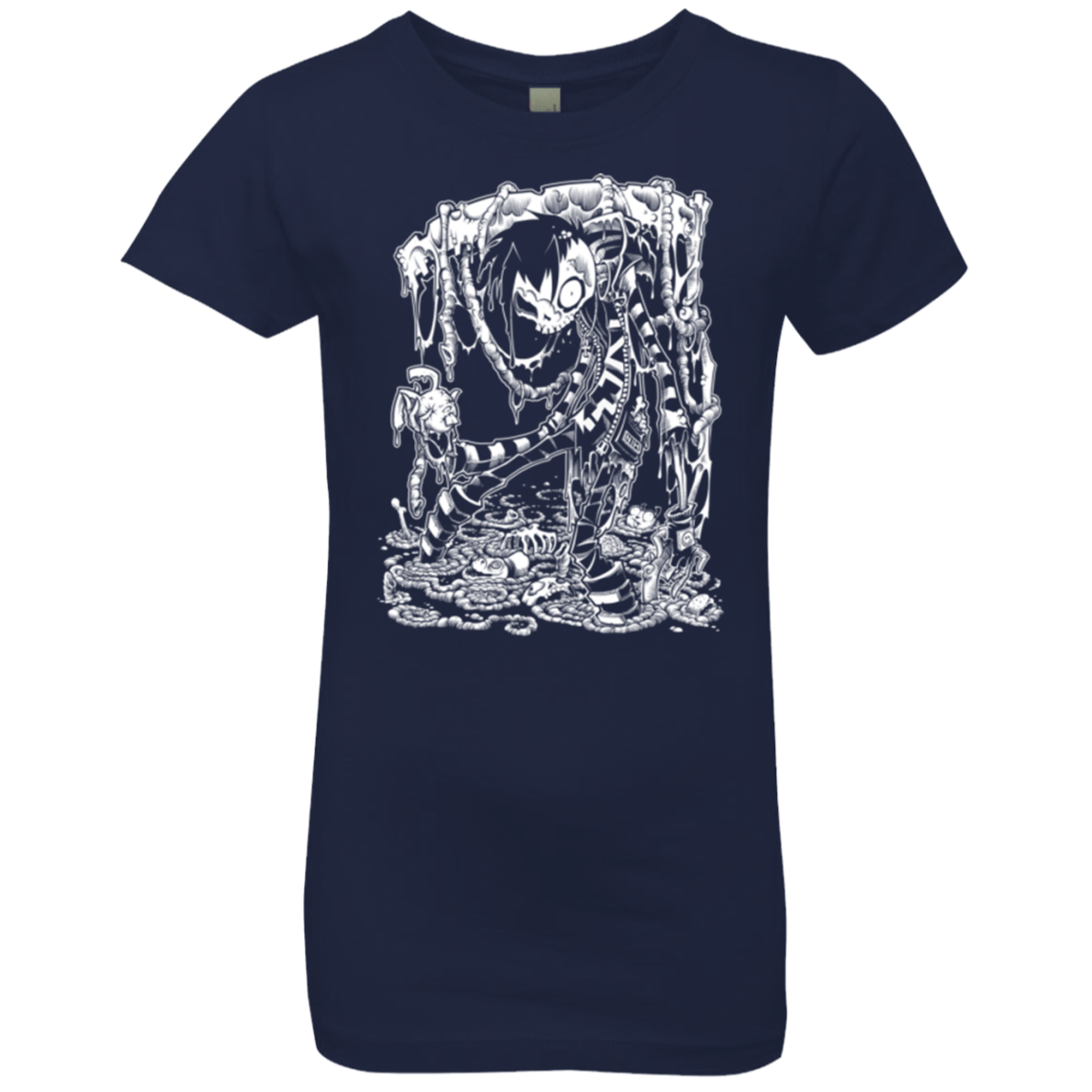 T-Shirts Midnight Navy / YXS Zombnny Girls Premium T-Shirt