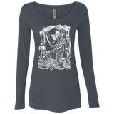 T-Shirts Vintage Navy / Small Zombnny Women's Triblend Long Sleeve Shirt