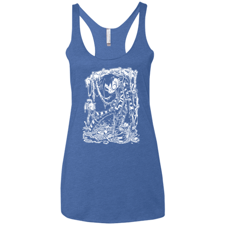 T-Shirts Vintage Royal / X-Small Zombnny Women's Triblend Racerback Tank