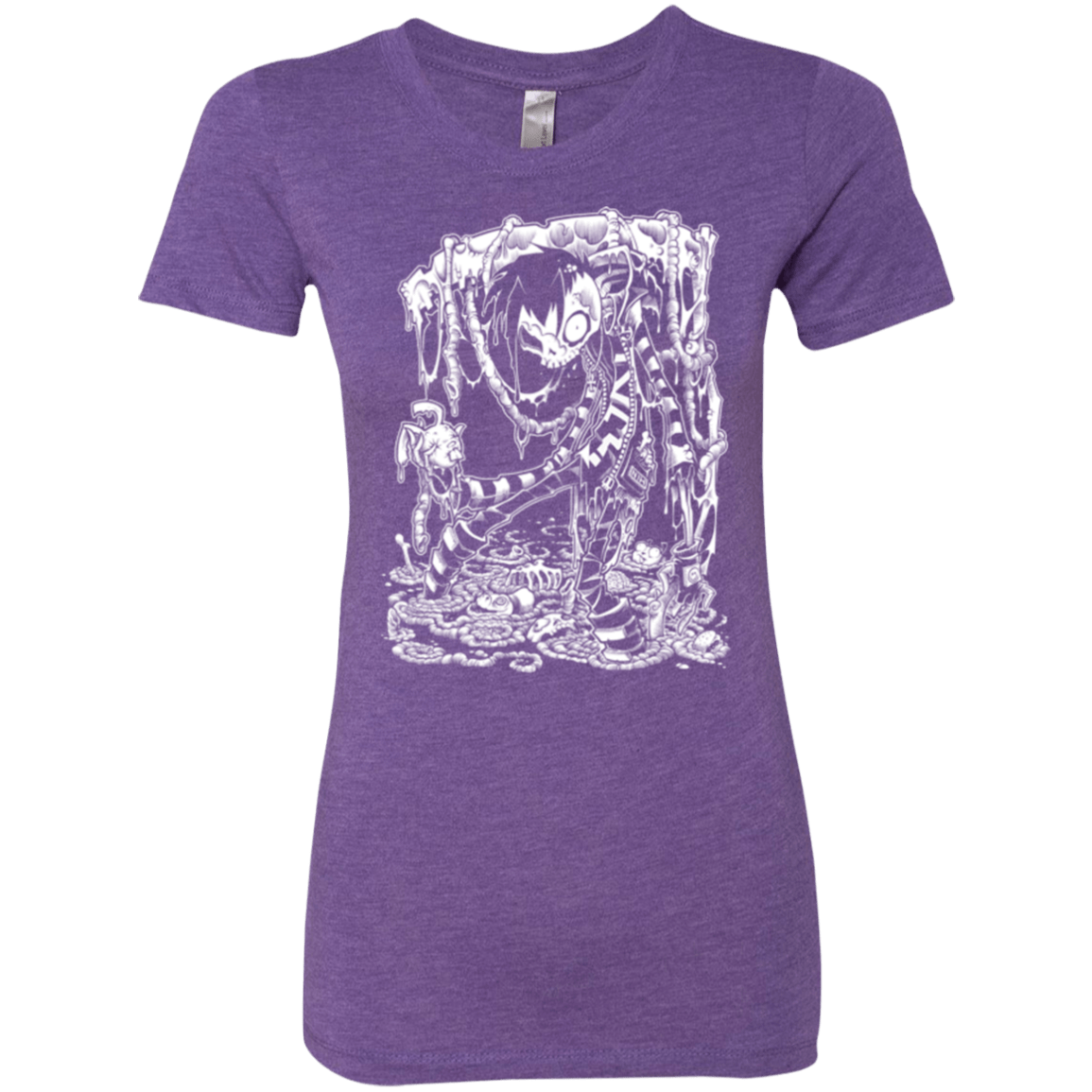 T-Shirts Purple Rush / Small Zombnny Women's Triblend T-Shirt