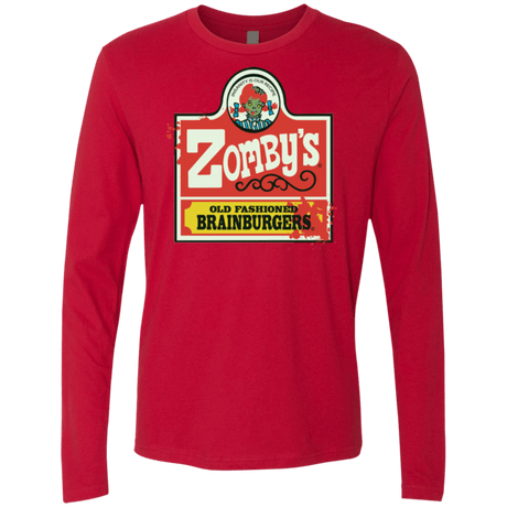 T-Shirts Red / Small zombys Men's Premium Long Sleeve