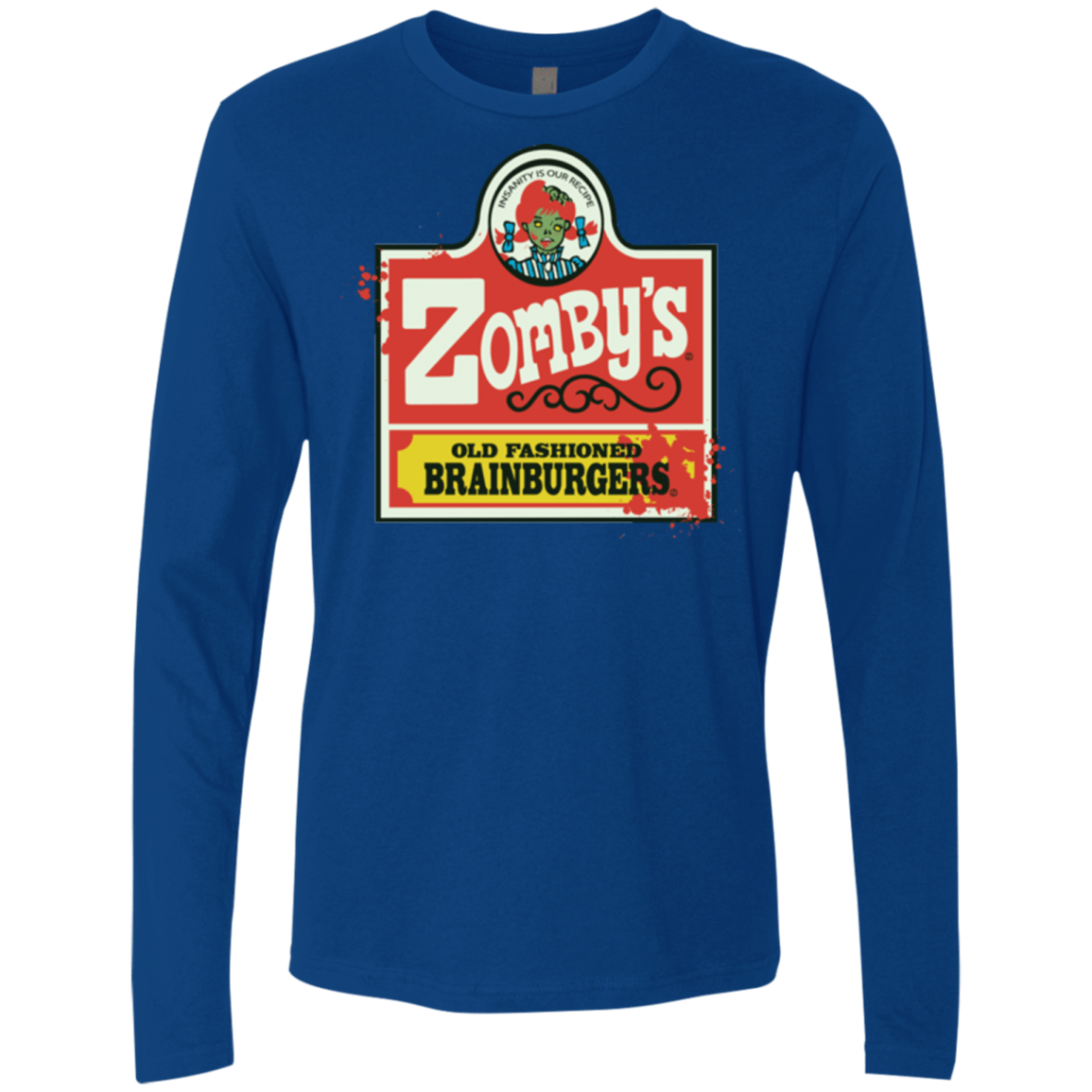 T-Shirts Royal / Small zombys Men's Premium Long Sleeve