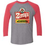 T-Shirts Premium Heather/ Vintage Red / X-Small zombys Men's Triblend 3/4 Sleeve