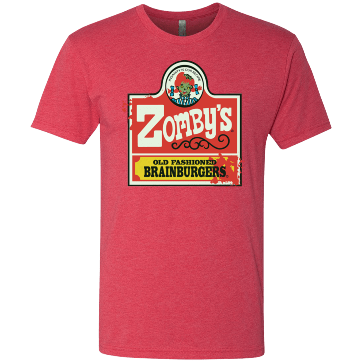 T-Shirts Vintage Red / Small zombys Men's Triblend T-Shirt