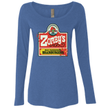 T-Shirts Vintage Royal / Small zombys Women's Triblend Long Sleeve Shirt