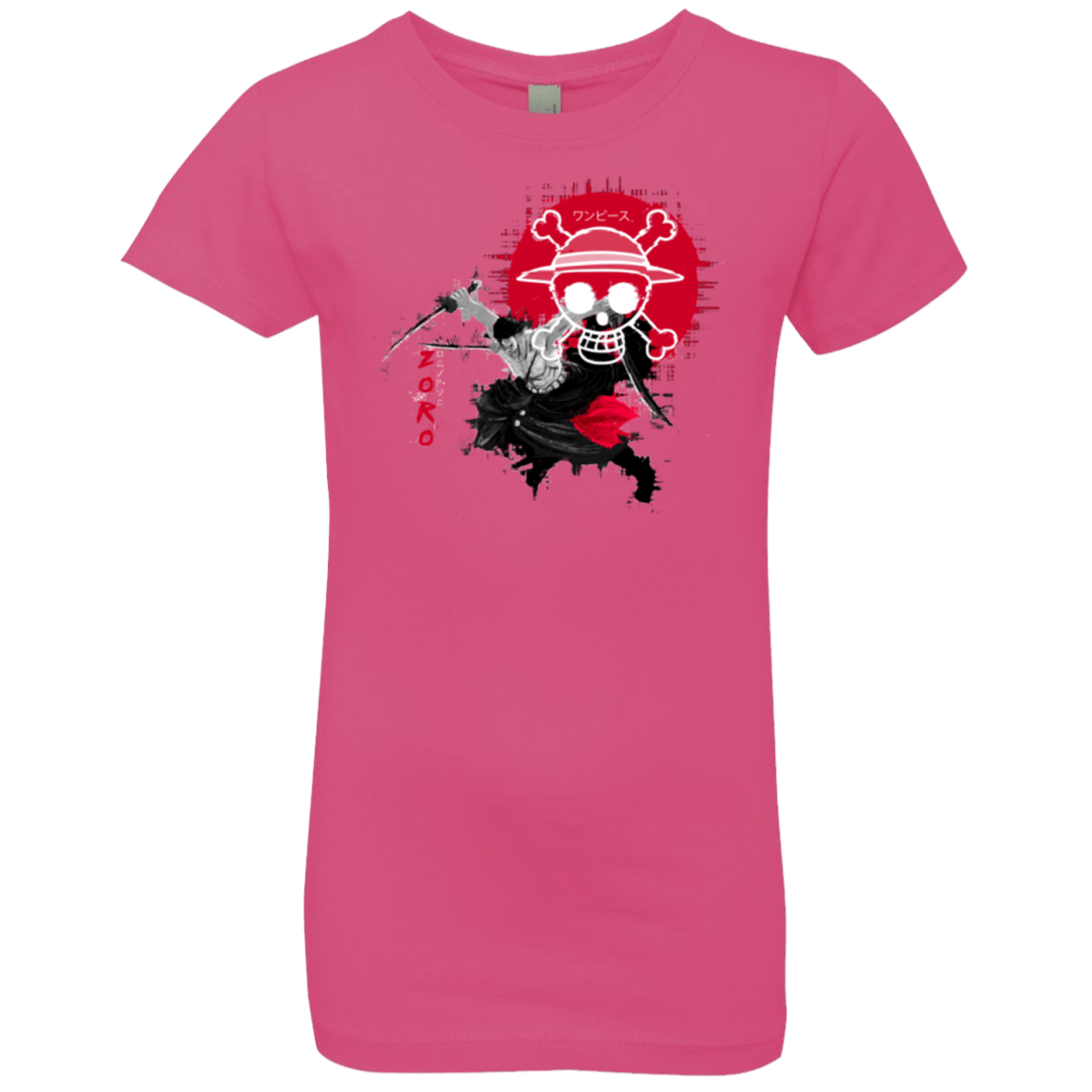T-Shirts Hot Pink / YXS Zoro Girls Premium T-Shirt