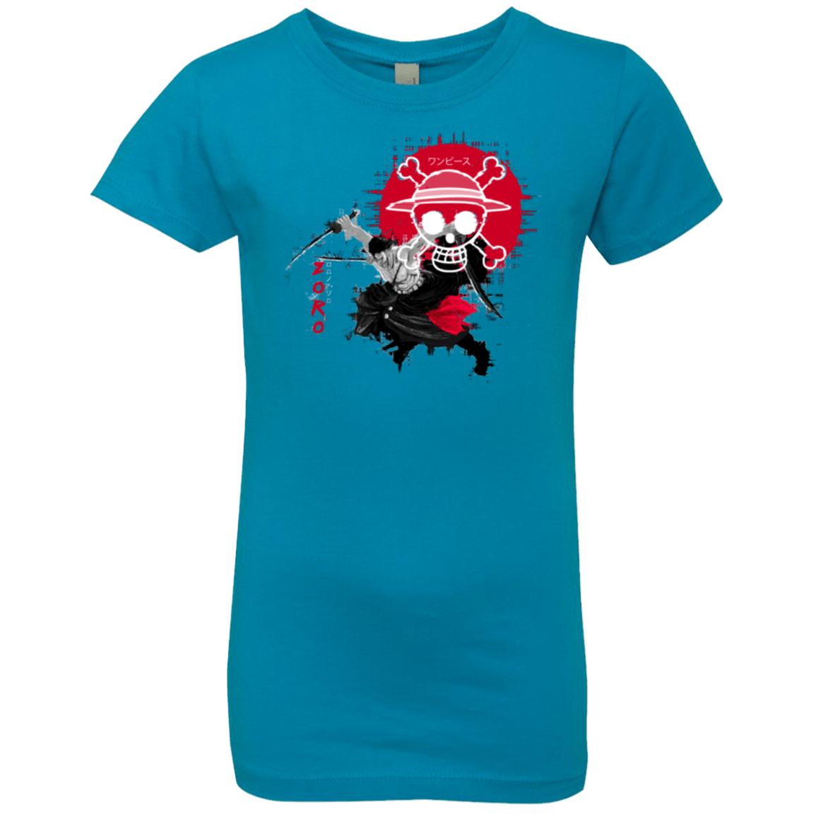 T-Shirts Turquoise / YXS Zoro Girls Premium T-Shirt
