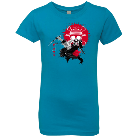 T-Shirts Turquoise / YXS Zoro Girls Premium T-Shirt