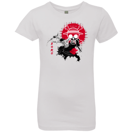 T-Shirts White / YXS Zoro Girls Premium T-Shirt