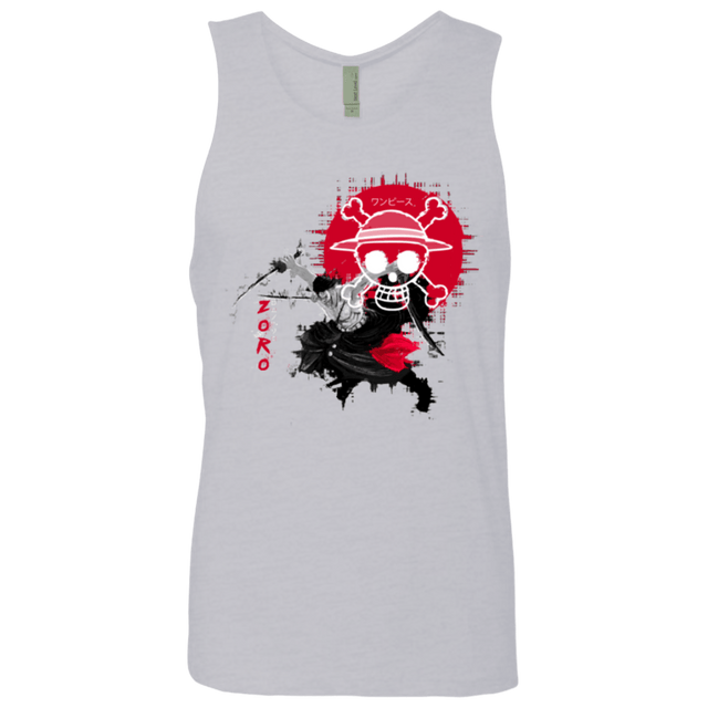 T-Shirts Heather Grey / Small Zoro Men's Premium Tank Top