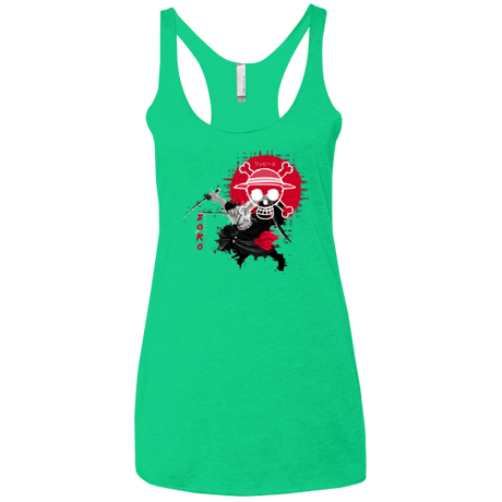 T-Shirts Envy / X-Small Zoro Women's Triblend Racerback Tank