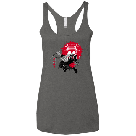 T-Shirts Premium Heather / X-Small Zoro Women's Triblend Racerback Tank