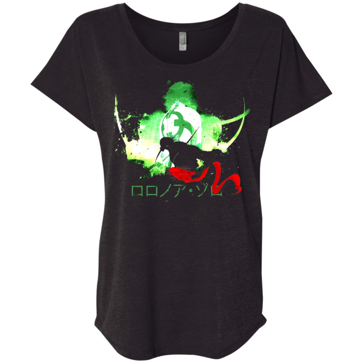 T-Shirts Vintage Black / X-Small ZRO Triblend Dolman Sleeve