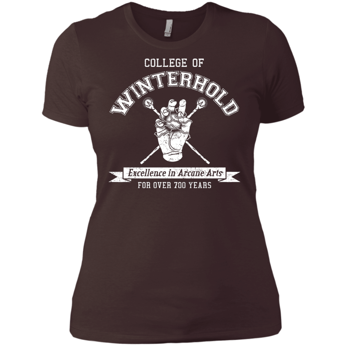 Womens_Premium T-Shirts Dark Chocolate / X-Small College of Winterhold Women's Premium T-Shirt