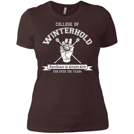 Womens_Premium T-Shirts Dark Chocolate / X-Small College of Winterhold Women's Premium T-Shirt
