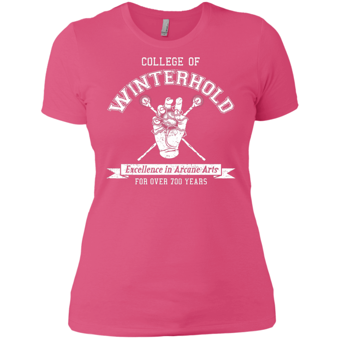 Womens_Premium T-Shirts Hot Pink / X-Small College of Winterhold Women's Premium T-Shirt