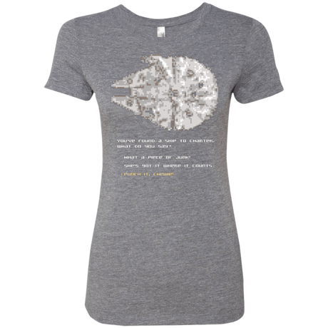 Womens_Triblend T-Shirts Premium Heather / Small 8-Bit Charter Women's Triblend T-Shirt