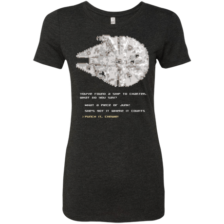 Womens_Triblend T-Shirts Vintage Black / Small 8-Bit Charter Women's Triblend T-Shirt