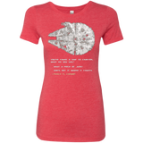 Womens_Triblend T-Shirts Vintage Red / Small 8-Bit Charter Women's Triblend T-Shirt