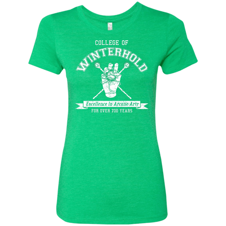 Womens_Triblend T-Shirts Envy / Small College of Winterhold Women's Triblend T-Shirt