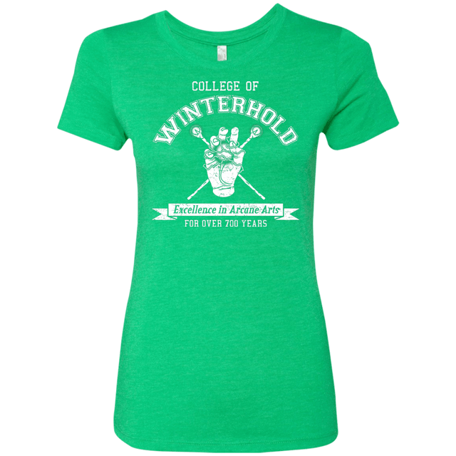 Womens_Triblend T-Shirts Envy / Small College of Winterhold Women's Triblend T-Shirt