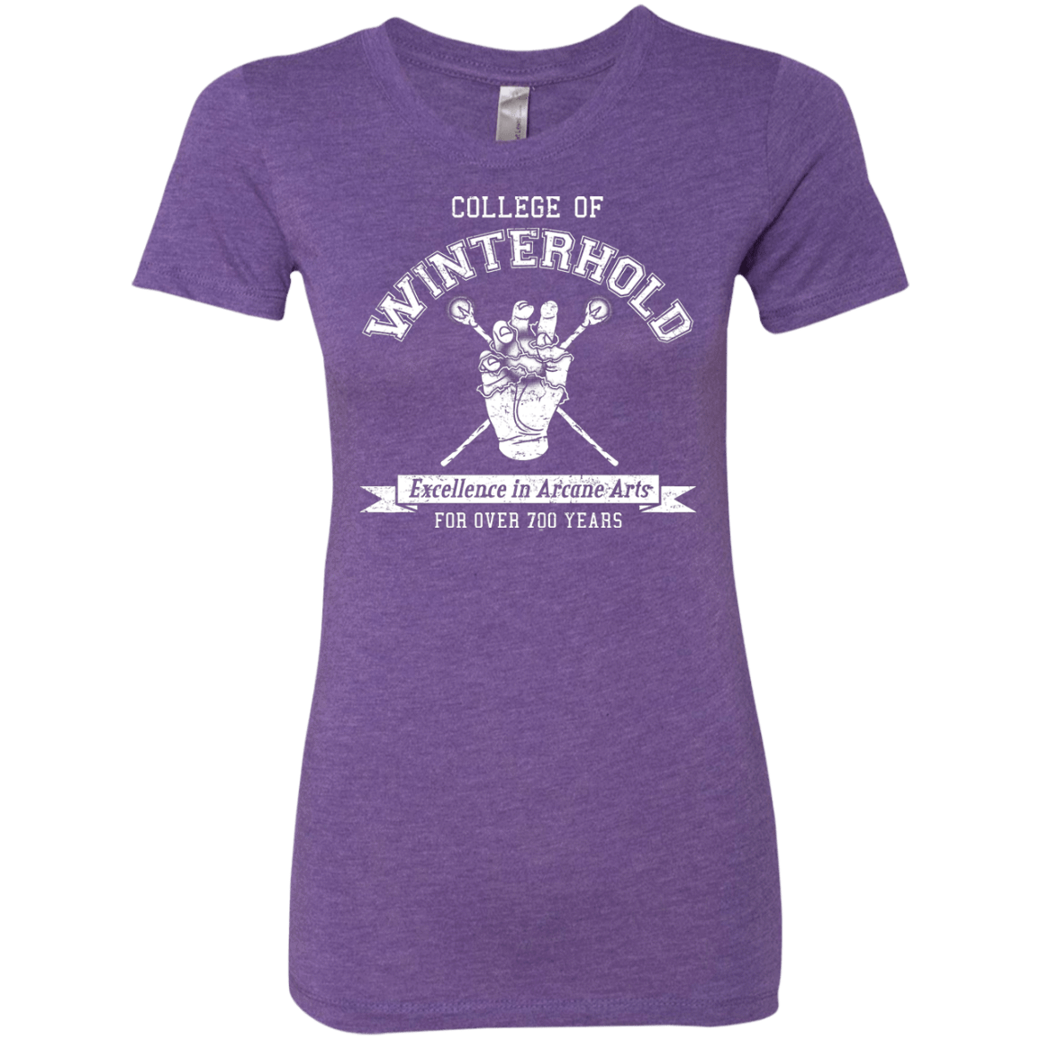 Womens_Triblend T-Shirts Purple Rush / Small College of Winterhold Women's Triblend T-Shirt