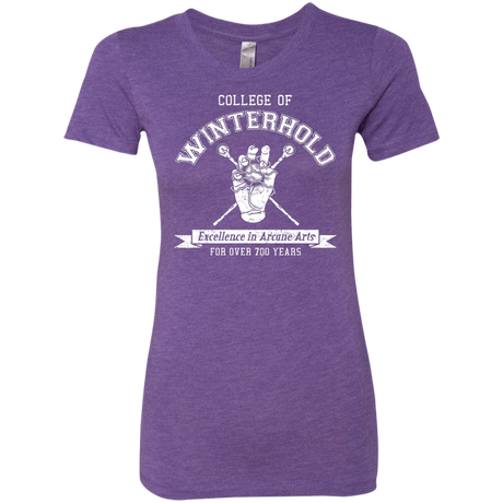 Womens_Triblend T-Shirts Purple Rush / Small College of Winterhold Women's Triblend T-Shirt