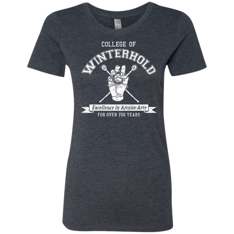 Womens_Triblend T-Shirts Vintage Navy / Small College of Winterhold Women's Triblend T-Shirt