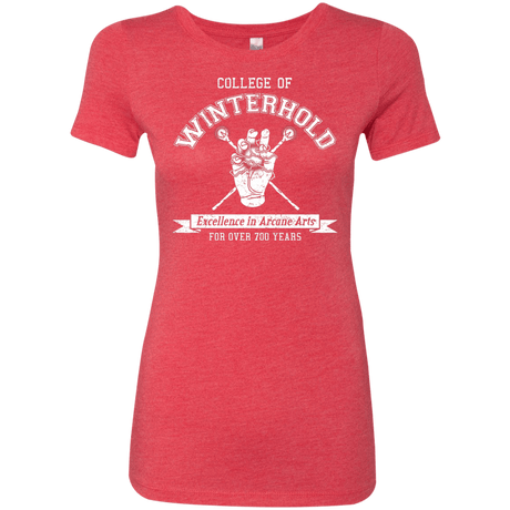 Womens_Triblend T-Shirts Vintage Red / Small College of Winterhold Women's Triblend T-Shirt