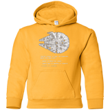 Youth_Hoodie Gold / YS 8-Bit Charter Youth Hoodie