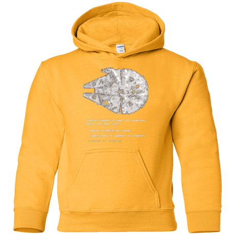Youth_Hoodie Gold / YS 8-Bit Charter Youth Hoodie