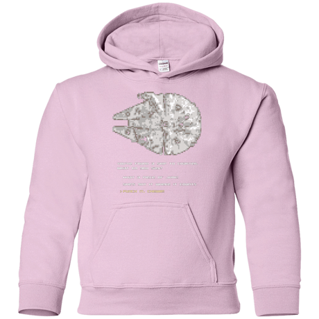 Youth_Hoodie Light Pink / YS 8-Bit Charter Youth Hoodie