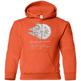 Youth_Hoodie Orange / YS 8-Bit Charter Youth Hoodie