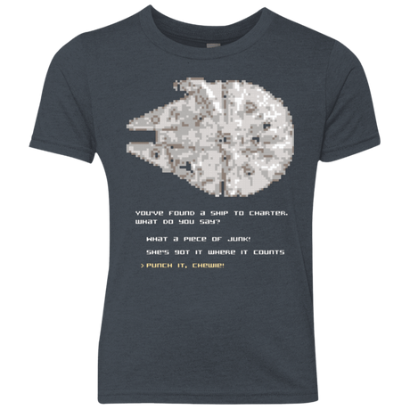 Youth_Triblend T-Shirts Vintage Navy / YXS 8-Bit Charter Youth Triblend T-Shirt