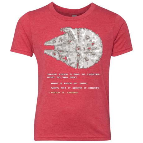 Youth_Triblend T-Shirts Vintage Red / YXS 8-Bit Charter Youth Triblend T-Shirt