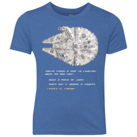 Youth_Triblend T-Shirts Vintage Royal / YXS 8-Bit Charter Youth Triblend T-Shirt